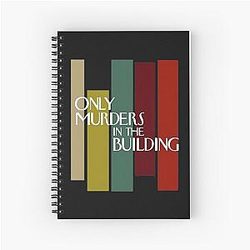 Only Murders In The Building men women     Spiral Notebook