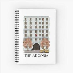 Only Murders in the Building Arconia Windows Spiral Notebook