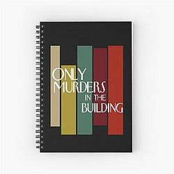 Vintage Only Murders In The Building Spiral Notebook