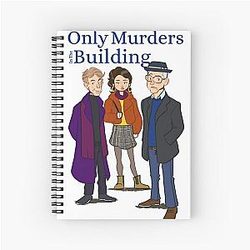  Only Murders In The Building Perfect Gift  Spiral Notebook