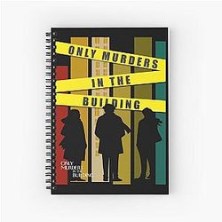 Only Murders in The Building Vintage Spiral Notebook