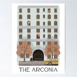 Only Murders in the Building Arconia Windows Poster