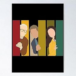 Only Murders in the Building Drawing Poster