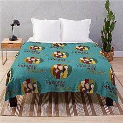 Only Murders In The Building Art   Throw Blanket