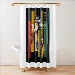  Only Murders In The Building Greeting Shower Curtain