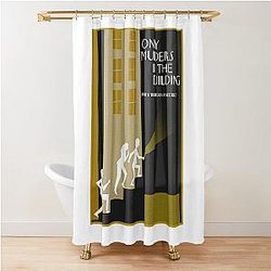 Only Murders In The Building Art  Shower Curtain