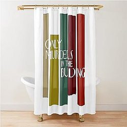  Only Murders In The Building men women  Shower Curtain