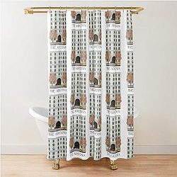 Only Murders in the Building Arconia Windows Shower Curtain