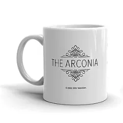 The Arconia White DTNK1404 Only Murders in the Building Mugs