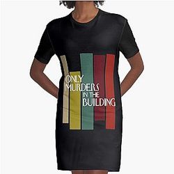 Pretty Beautiful Only Murders In The Building Men Women Retro Graphic T-Shirt Dress