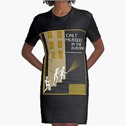 Only Murders In The Building Only Murders In The Building    Graphic T-Shirt Dress