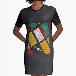 only murders in the building tv show season two lineart poster Graphic T-Shirt Dress
