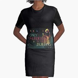 Only Murders In The Building Premium  Graphic T-Shirt Dress