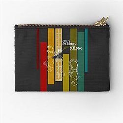 only murders in the building tv show lineart poster Zipper Pouch