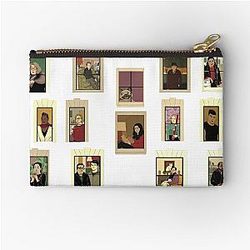 Only Murders in the Building Mural Plain Background Zipper Pouch