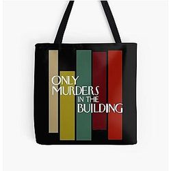 Pretty Beautiful Only Murders In The Building Men Women Retro All Over Print Tote Bag