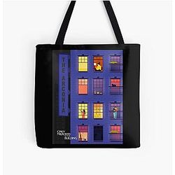 Only Murders in the Building Love All Over Print Tote Bag