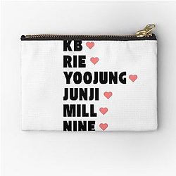 Only One Of with Member Names Kpop Group Design Zipper Pouch