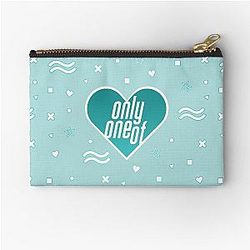 Only One of Heart (Logo) Zipper Pouch
