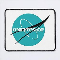 NASA logo mouse pad