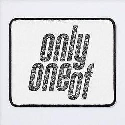 Only One of Zentangle Logo Mouse Pad