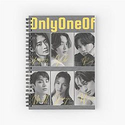 Only one of K-pop members spiral notebook