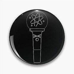 Lightstick Line Art Pin