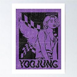 Yoojung Of Korean Kpop Band Poster
