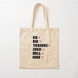 Only One Of with Member Names Kpop Group Design Cotton Tote Bag