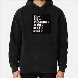 Only One of with Member Names Kpop Group Design Black Pullover Hoodie