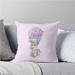 Only one of Floral K-pop Throw Pillow