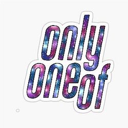 Only One of Galaxy Logo Sticker