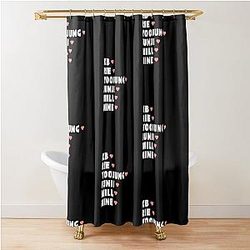 OnlyOneOf with Member Names Kpop Group BLACK Shower Curtain