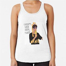 I Don’t Like Men, I Like Nine Meme Racerback Tank Top