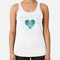 Only One of Heart (Logo Ver.) Racerback Tank Top