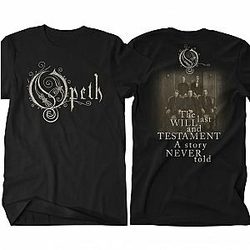 Logo The Last Will and Testament KL0901 Opeth T-Shirts