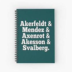 Opeth Lineup Spiral Notebook