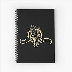 Moon Above Opeth Music  Heavy Metal Spiral Notebook