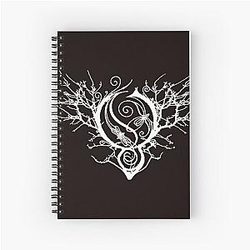 Opeth logo Genre: Progressive metal Es embroidery Spiral Notebook