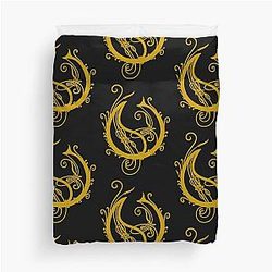Yellow Opeth duvet cover