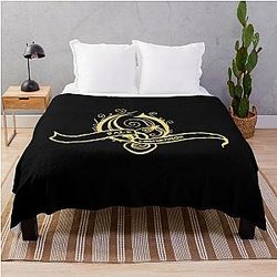 Moon Opeth Rock and Metal Throw Blanket