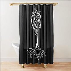 Best of Opeth logo genre Progressive Metal Exsulna Shower Curtain