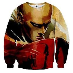 Oppai Saitama 3D Sweatshirt
