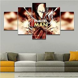 5 Pieces Saitama Modern Home Wall Decor