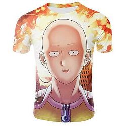 Saitama On Fire camisetas 3D