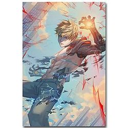 2020 One Punch Man Genos Strong Poster