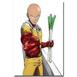 Saitama One Punch Man Simple Poster