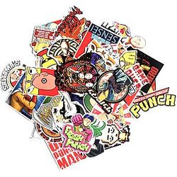 50pcs One Punch Man Decals Stickers