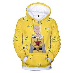 2020 Yellow One Punch Man 3D Print Hoodie