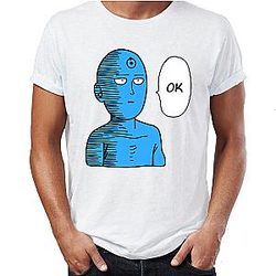 Men's T Shirt Dr Manhattan Saitama One Punch Man